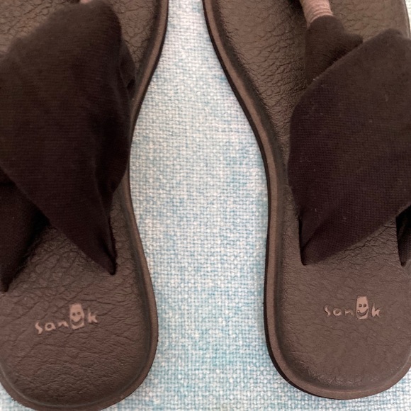 Sanuk Yoga Sling 2 Black Flip Flop - Picture 6 of 7